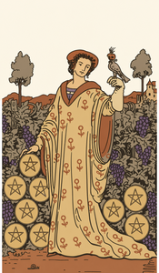 Neun der Münzen