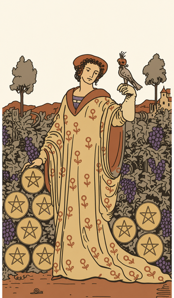 Neun der Münzen