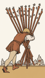 Zehn der Stäbe