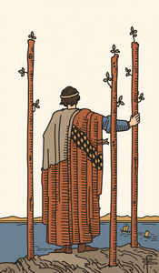 Drei der Stäbe