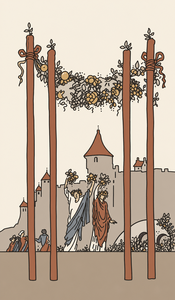 Vier der Stäbe